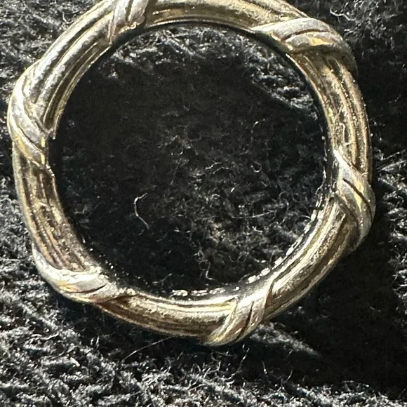 PETER Thomas Roth .925 Sterling Twisted Ribbon Band Ring